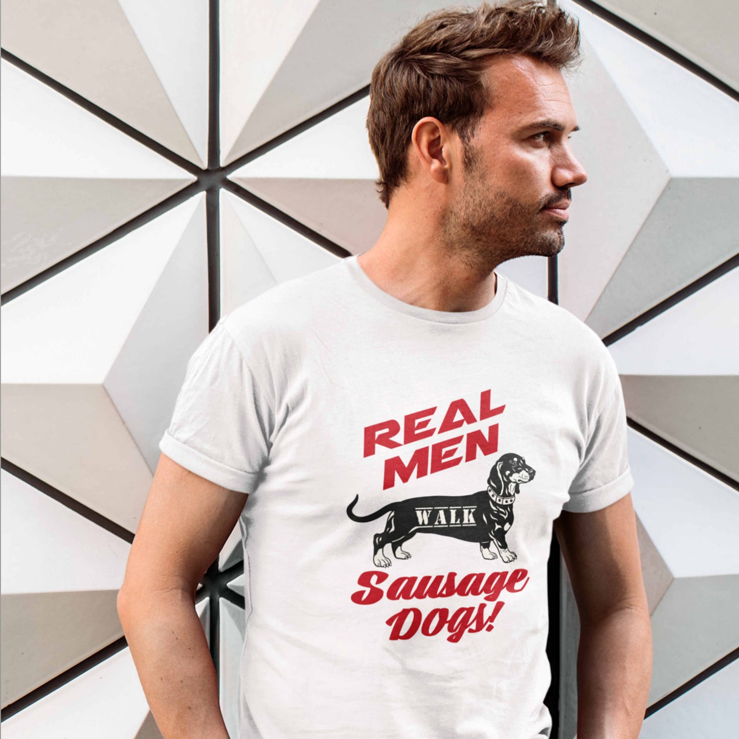 Real Men Walk Sausage Dogs T-shirt