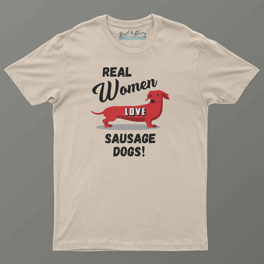 Real Women Love Sausage Dogs T-shirt
