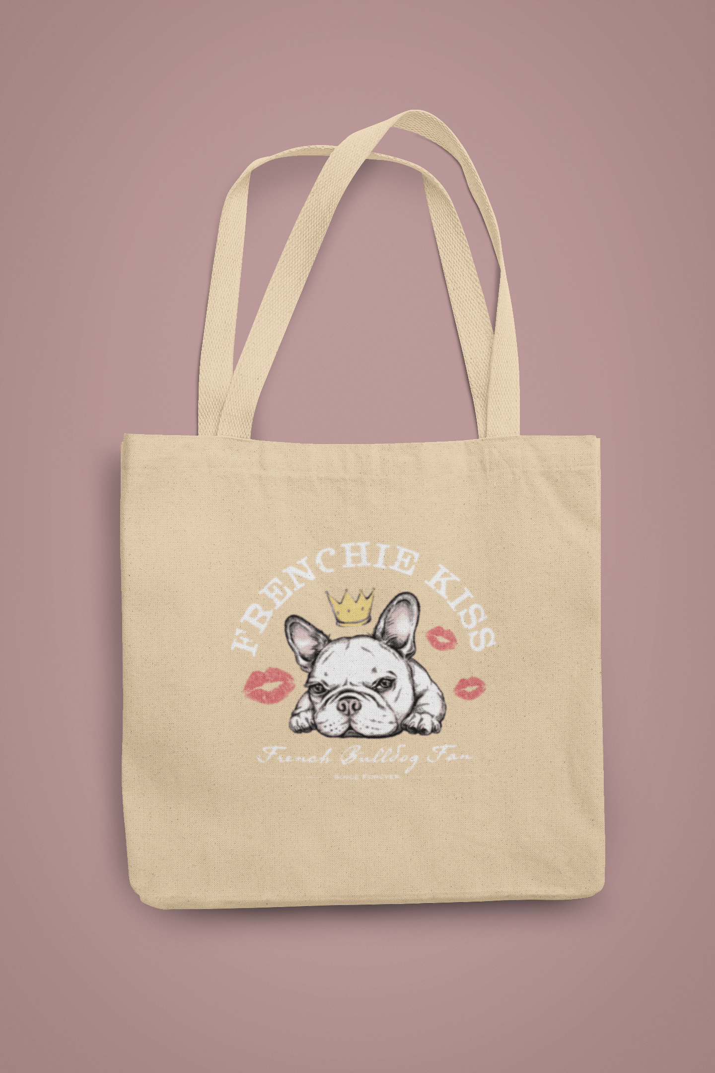 Frenchie Kiss Eco Tote Bag