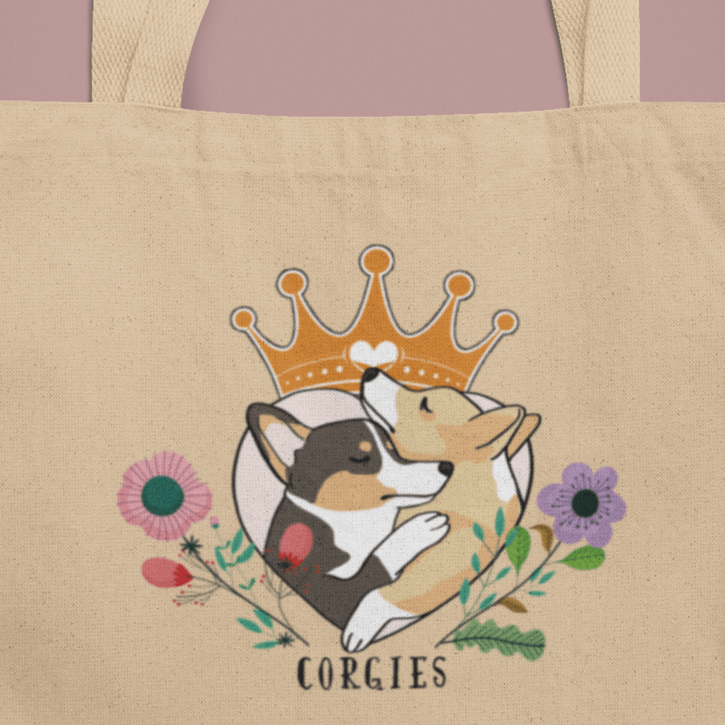 Royal Corgis | Organic Tote Bag