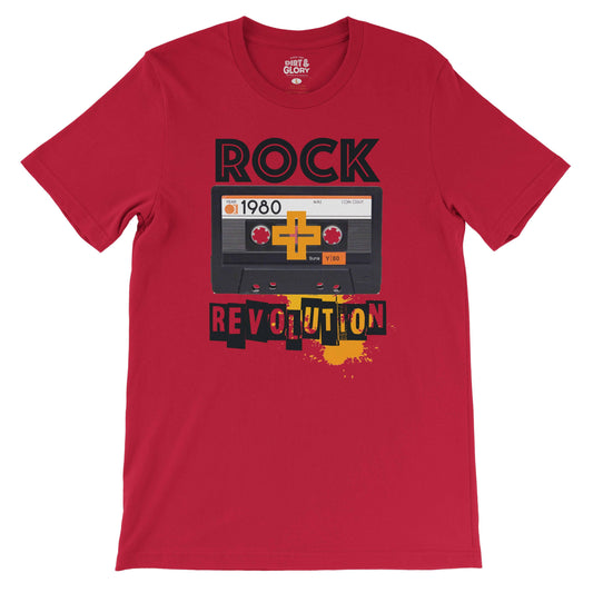 Rock + Revolution - Men's Tee T-shirt by DIRT & GLORY