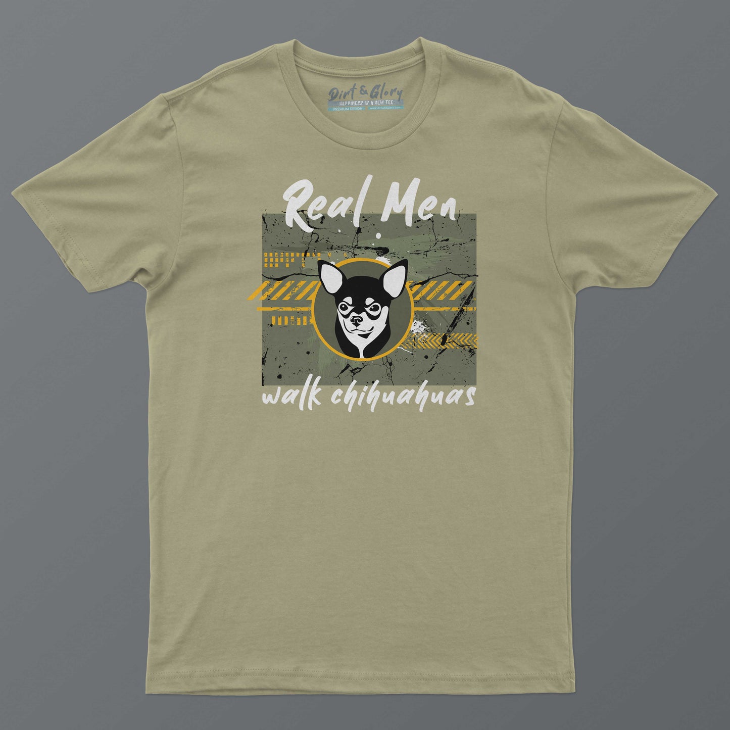 Real Men Walk Chihuahuas T-shirt